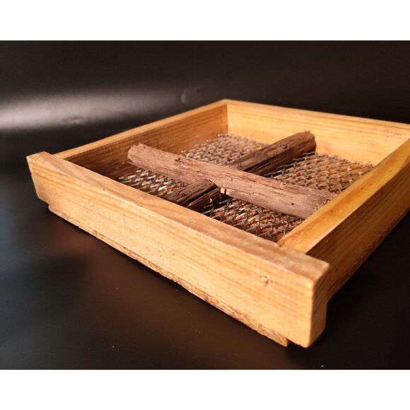 Handcrafted Cross/Window Art Reclamied Wood & Material Rustic,Unique Home Decor - Picture 2 of 8